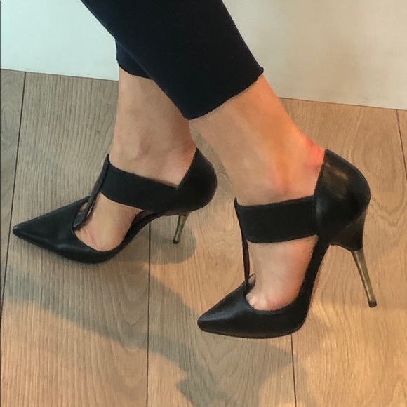 Elizabeth&James high heel leather pumps size 6-1/2 - Picture 1 of 8